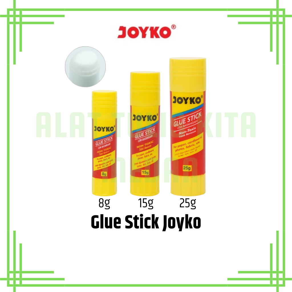 

(1 Pcs) Lem Glue Stick Joyko 8gr 15gr 25gr / Lem Stik Batang Kertas Joyko 8gr 15gr 25g