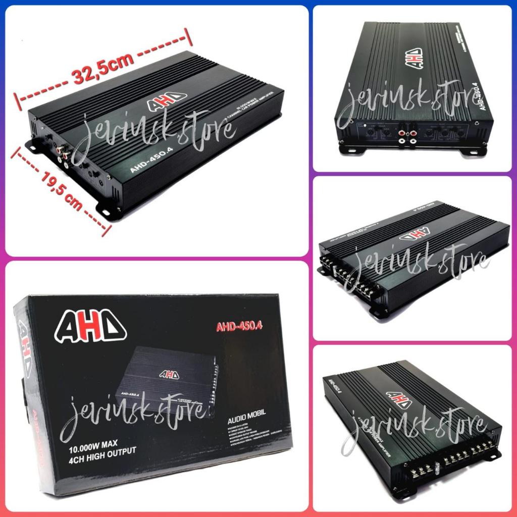 POWER AMPLIFIER AHD 4 CHANNEL AHD-450.4 MAX 10000 WATTS