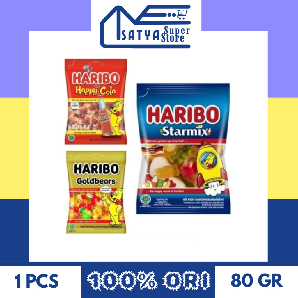 

HARIBO PERMEN JELLY 80GR