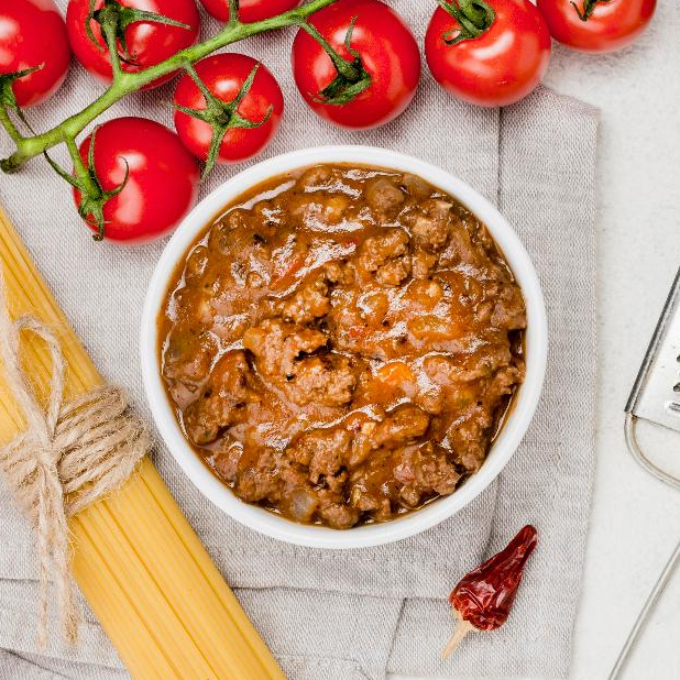 

Grass Fed Beef Bolognese by Kabilah Fruit and Food