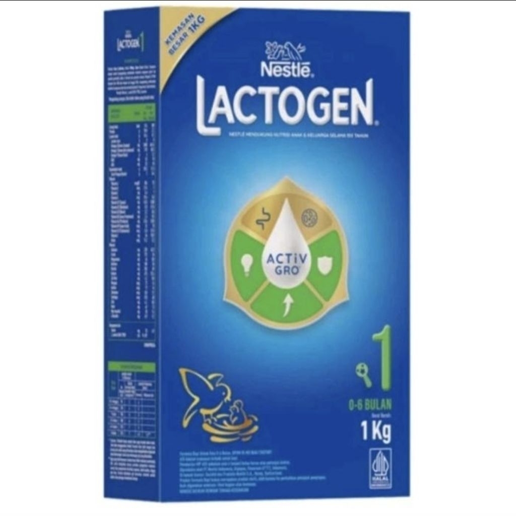 Lactogen 1 Usia 0 - 6 Bulan 1 kg 1000 gr g