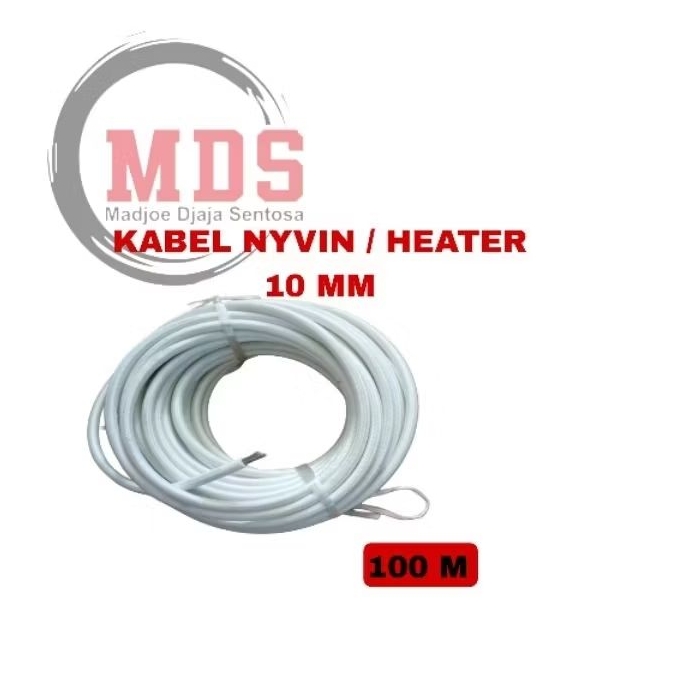 kabel nyvin 10mm / kabel tahan panas 10mm / kabel nyvin 10mm / kabel heater 10mm / 100m