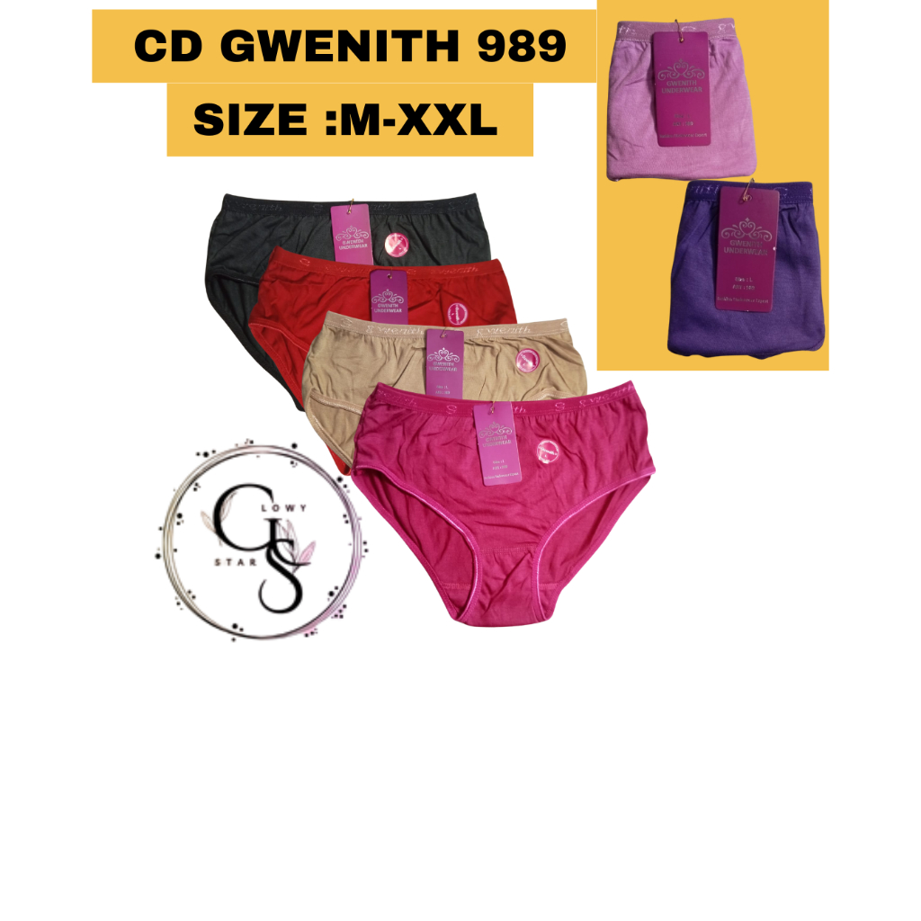 CD Wanita Gwenith | Celana Dalam Wanita Murah BAHAN TEBAL | Jumbo Size