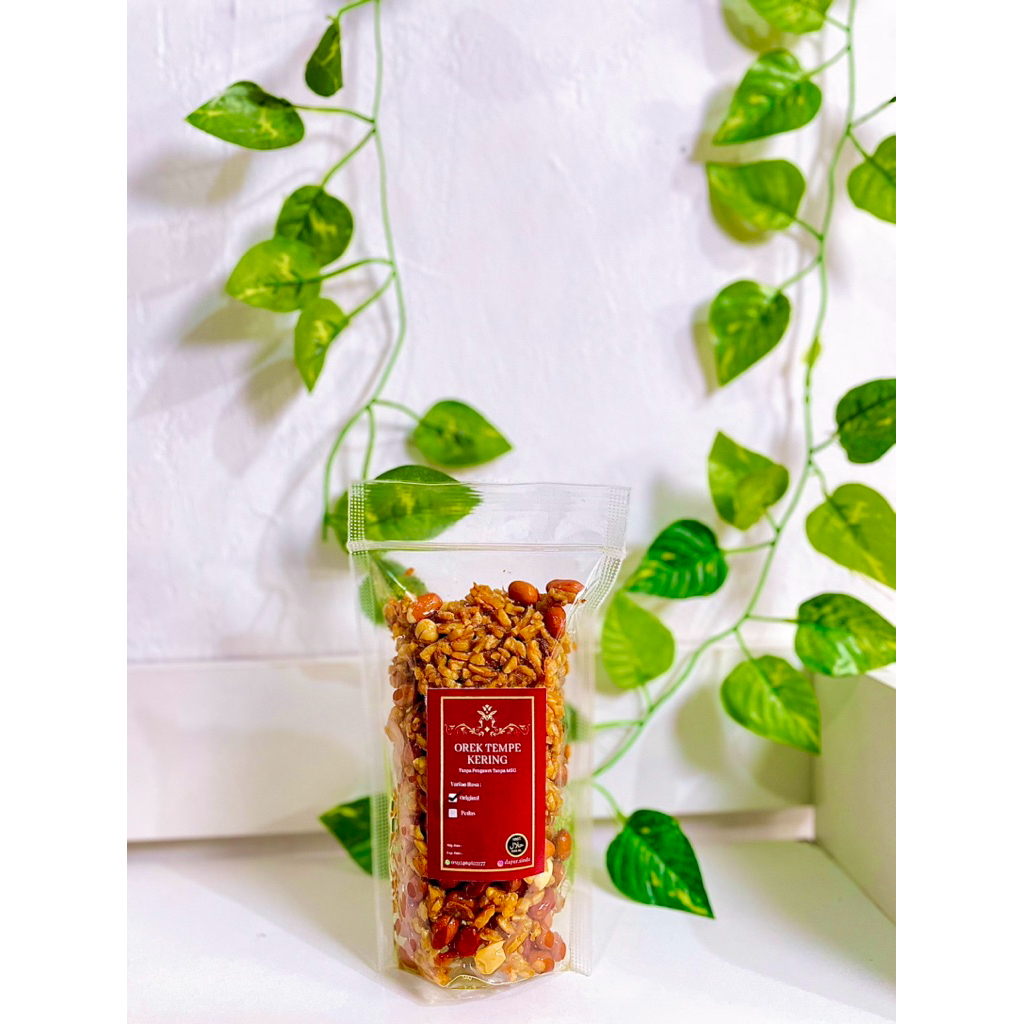 

Orek Tempe Kering homemade 120gr tanpa bahan pengawet