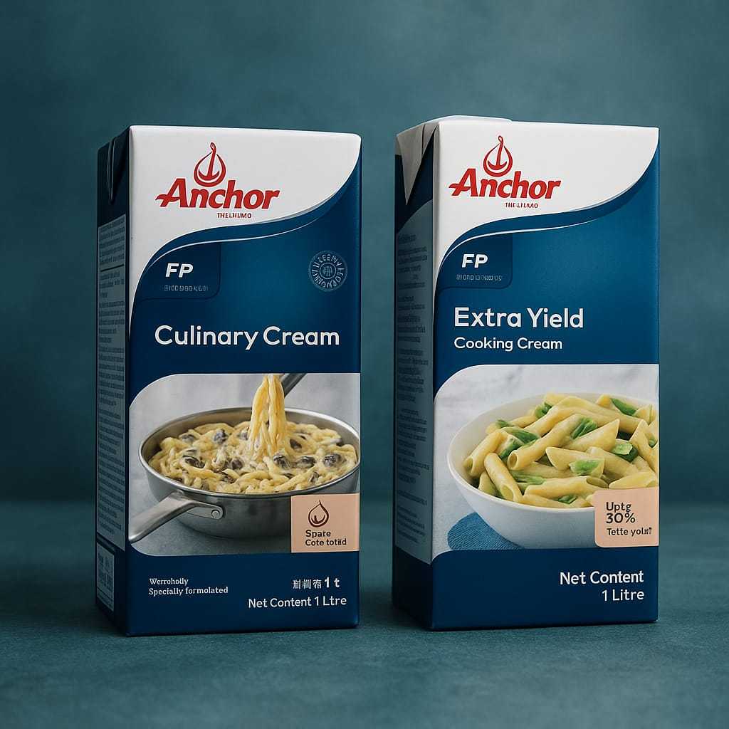 

ANCHOR cooking cream 1lt Culinary Cream/Extra Yield