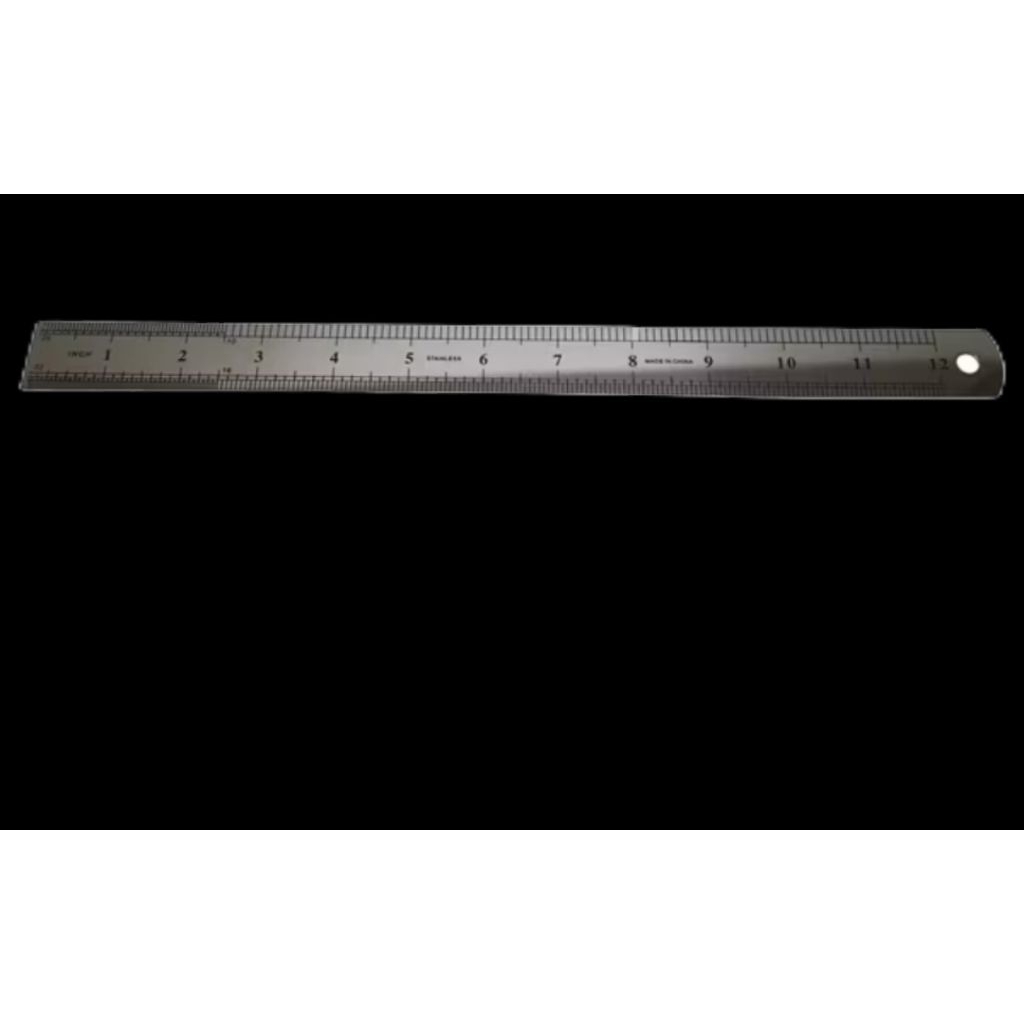 

Penggaris/Ruler Besi Stainless/ Stain Less steel 30 cm