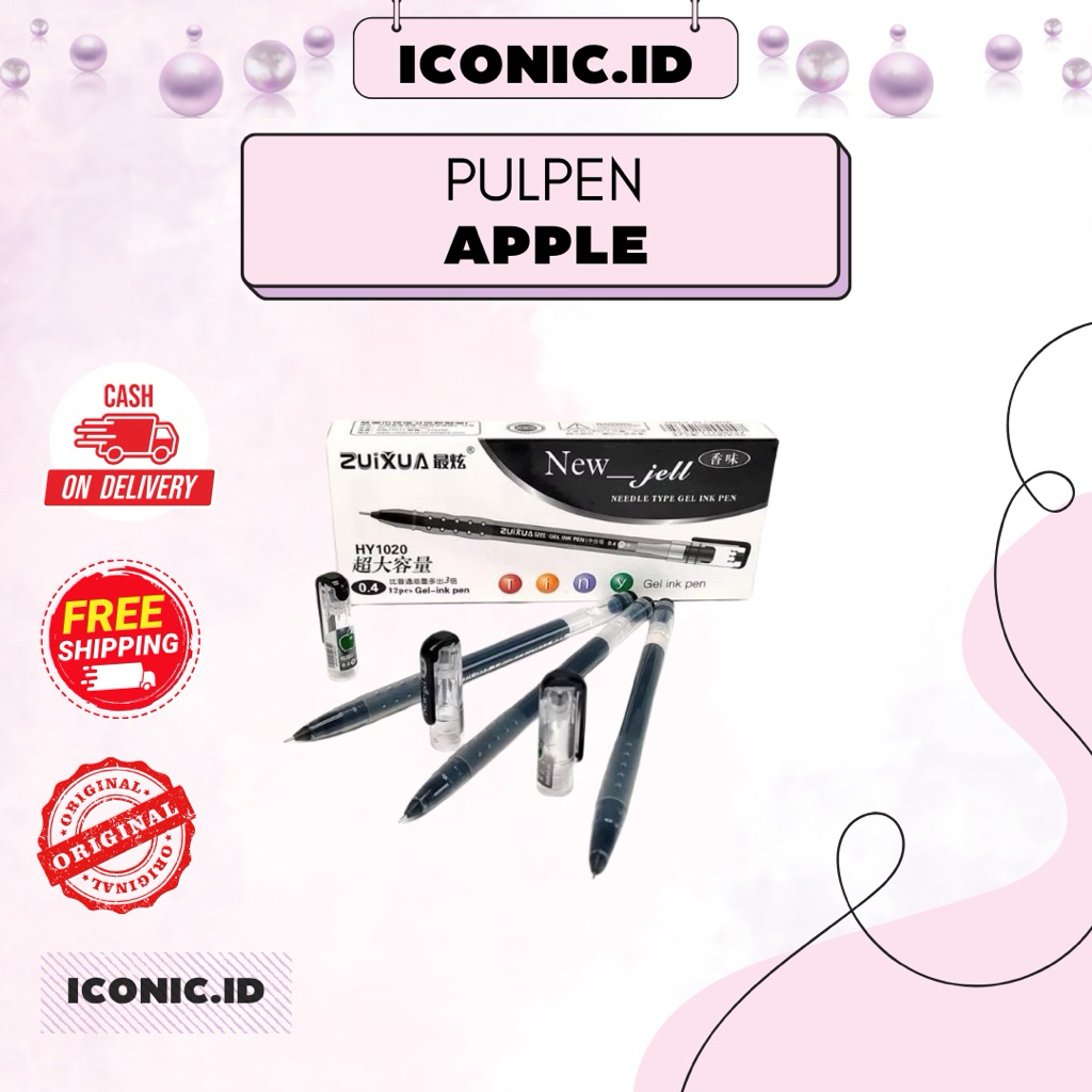 

Iconic.id-[ECER] Pulpen Apple / Pulpen Apple 0.5 / Pulpen Apple 1 pcs