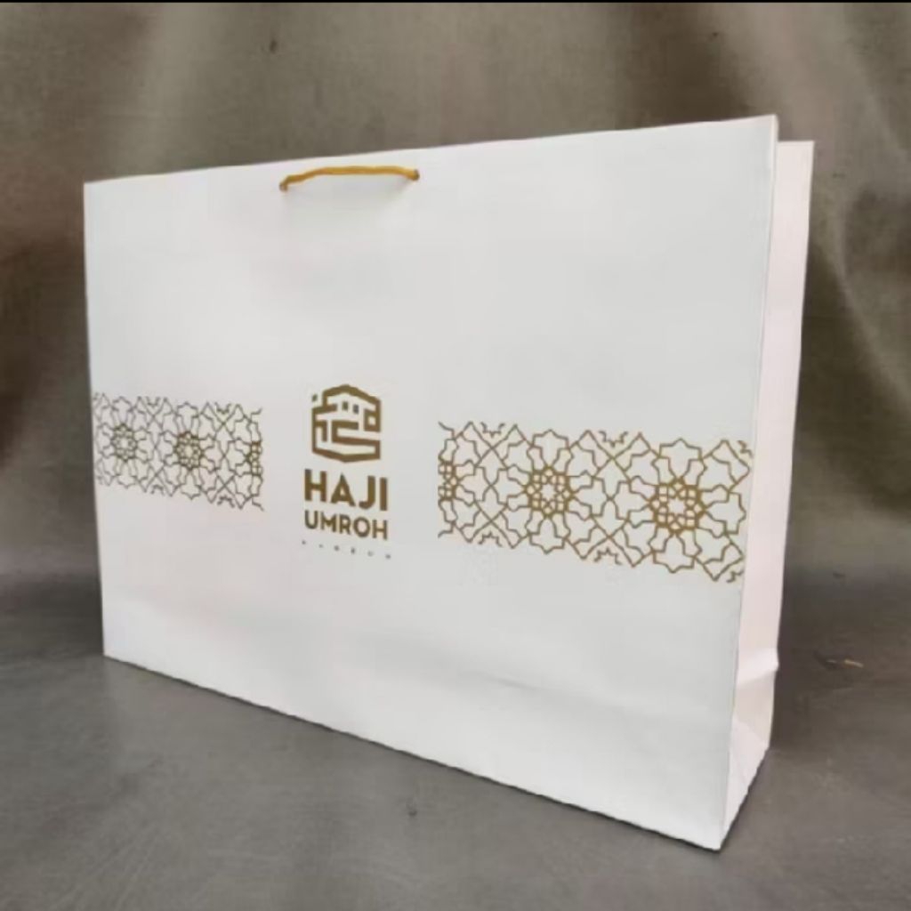 

paperbag haji umrah ukuran 40*10*30