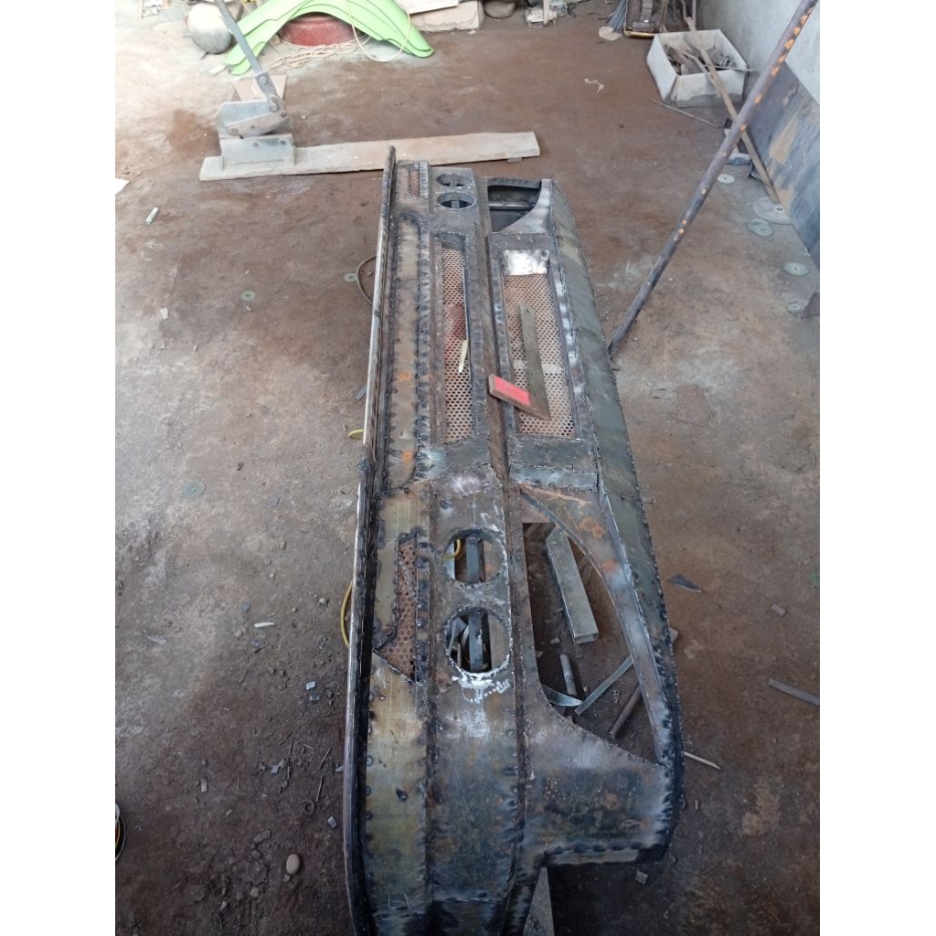 bemper truk canter model jambi mentahan