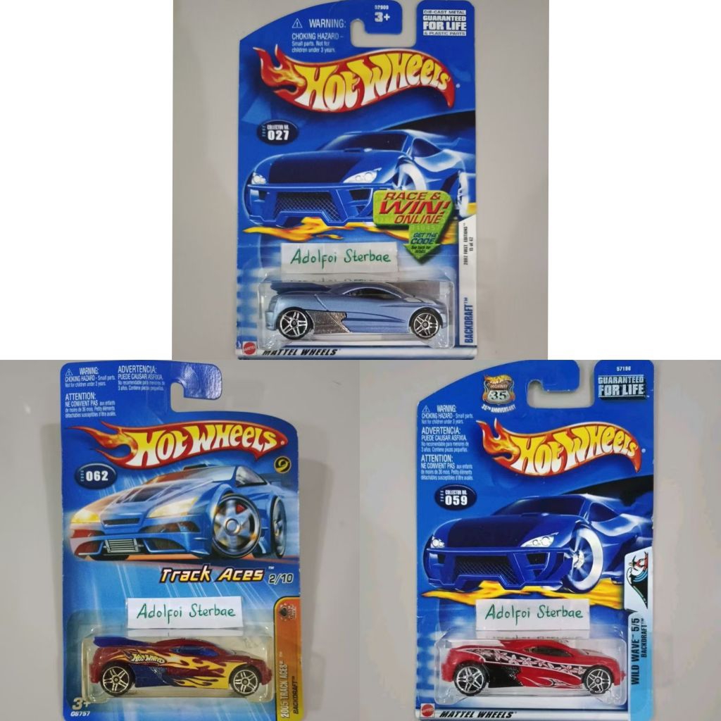 hotwheels hot wheels backdraft back draft 2005 track aces wild wave 062 highway 35 35th anniversary 