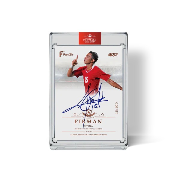 Firman Utina - #/100 Autograph Card - Copper + Base Card