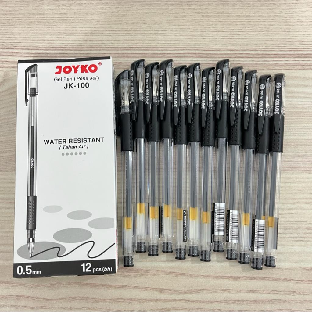 

Pulpen Joyko Gel Pen JK-100 0.5 mm 6pcs/12pcs 1 Pack