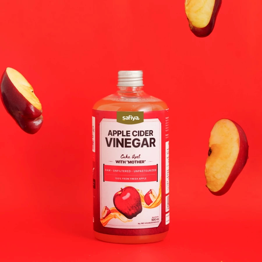 

Cuka Apel Safiya 100ml | Apple Cider Vinegar With Mother Rasa Mantap