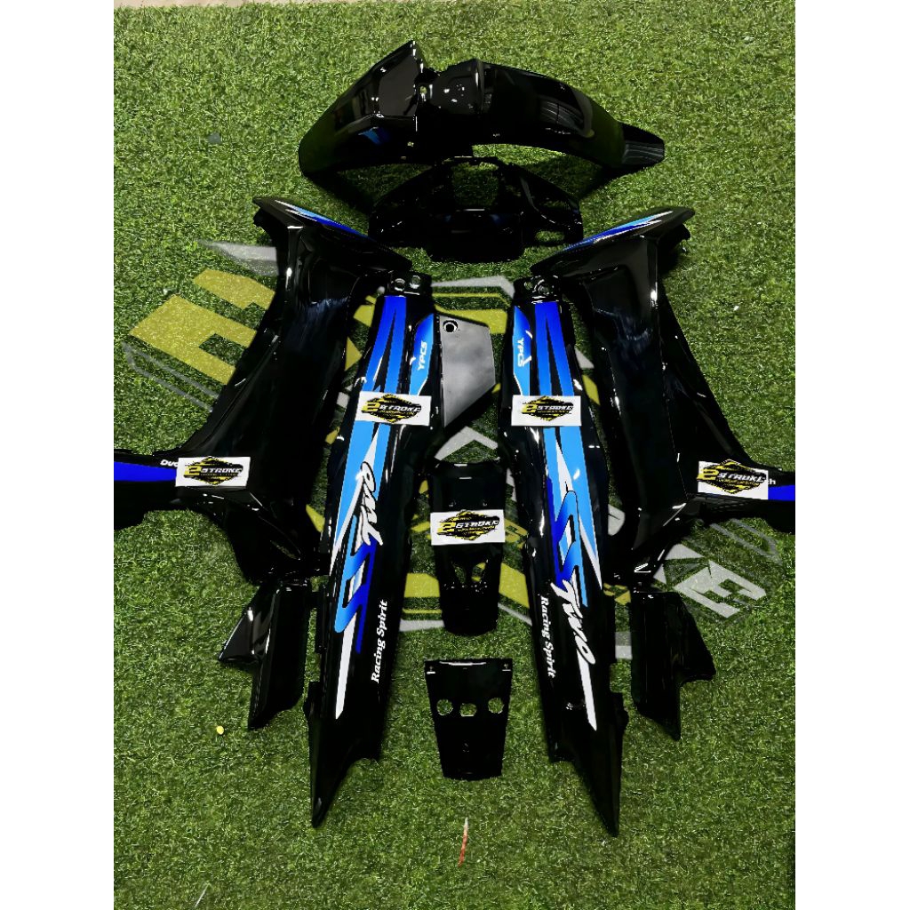Fullset Body Halus Fizr SS Two Malaysia Biru Hitam Custom Body Set Yamaha F1zr SS Two Custom