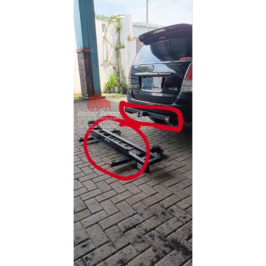 Towing Heavy Duty Pengangkut Motor Carrier With Lamp - Towing Anhang