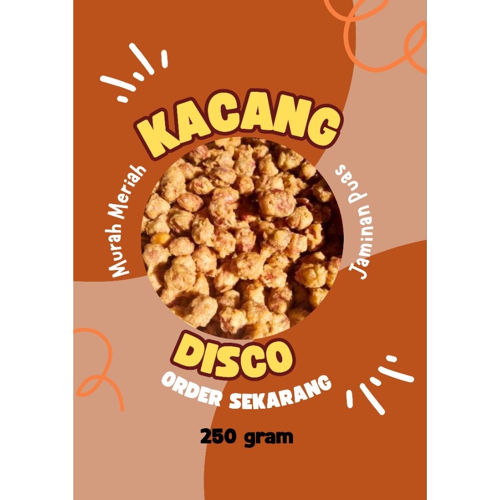 

kacang disco 500 gram dijamin enak