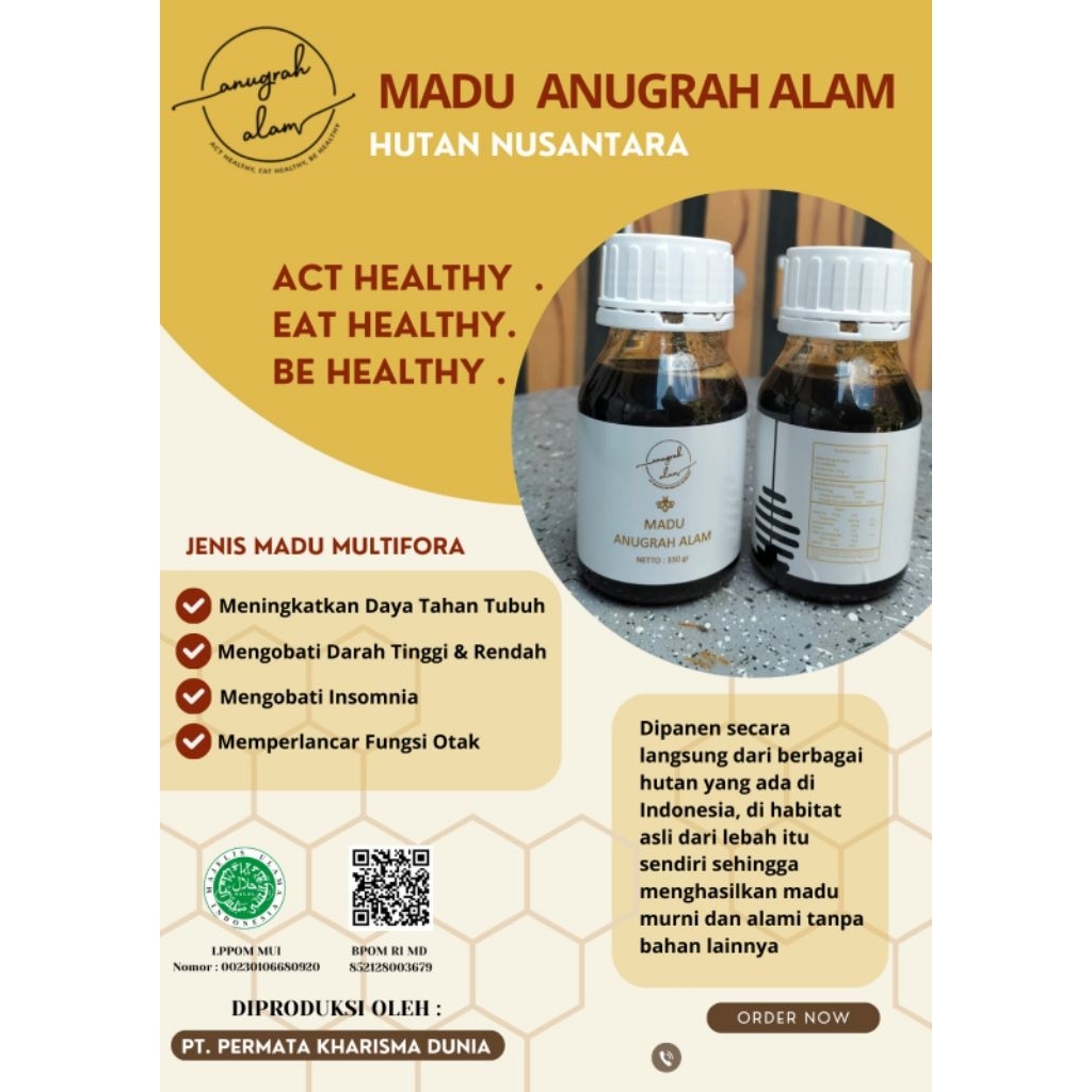 

MADU MULTI FLORA ANUGERAH ALAM