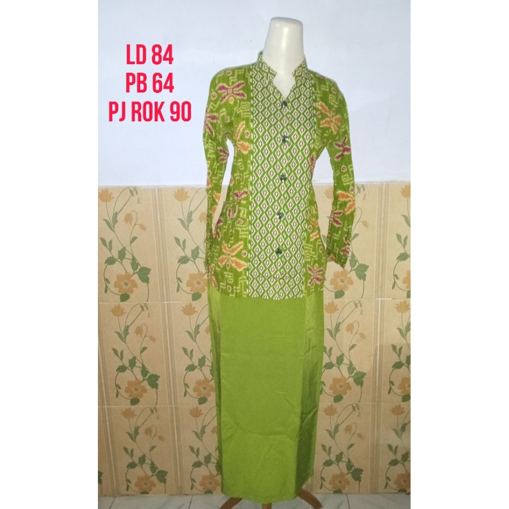 SERAGAM WANITA FORMAL MOTIF LURIK UNTUK GURU/KANTORAN - PRELOVED