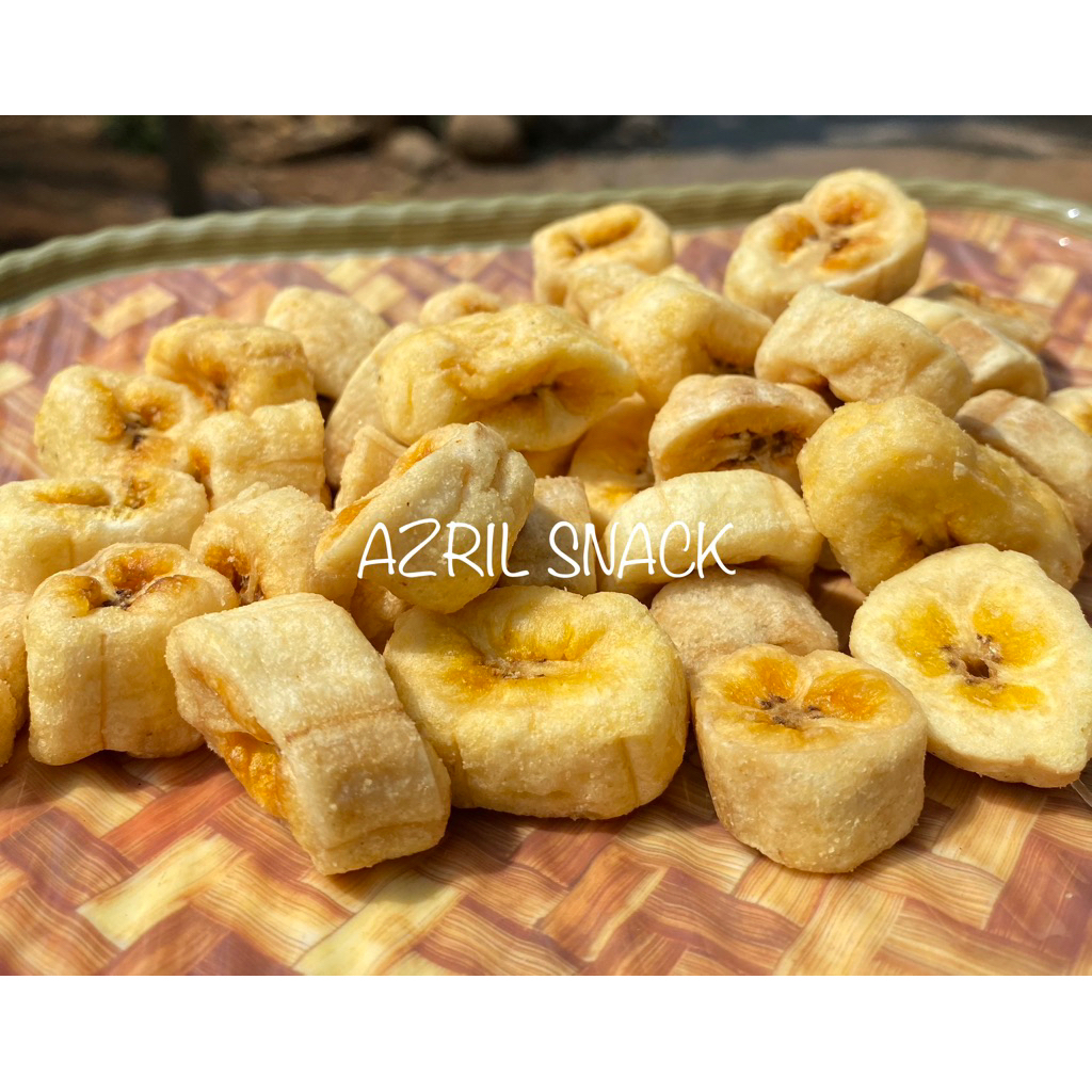 

Keripik Pisang Kepok Oven 100 gram - Manis Gurih Asam