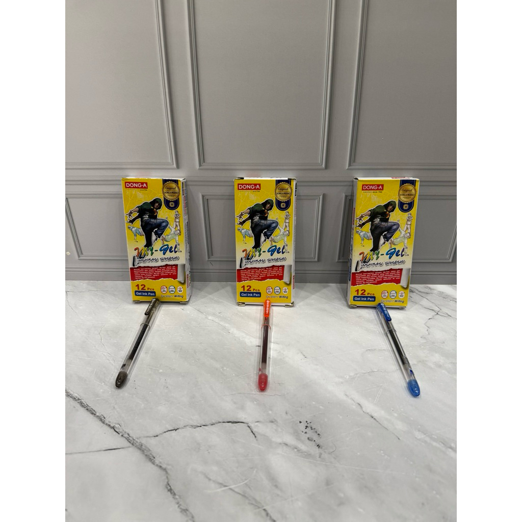 

PULPEN DONG-A MYGEL/ PULPEN CAIR/GEL 0.55MM [Perkotak @12 pcs]