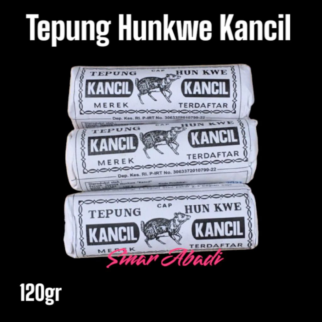 

Tepung Hunkwe merk Kancil 120gr