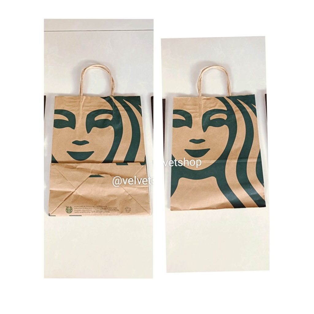

Paperbag Shopping Bag Original tas belanja exclusive branded Starbucks (ketentuan order baca deskripsi di bawah)