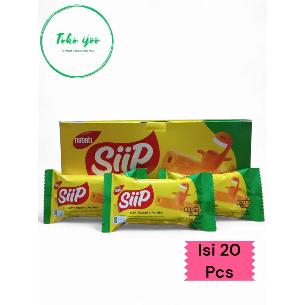 

Nabati Siip rasa jagung 1box isi 20pcs