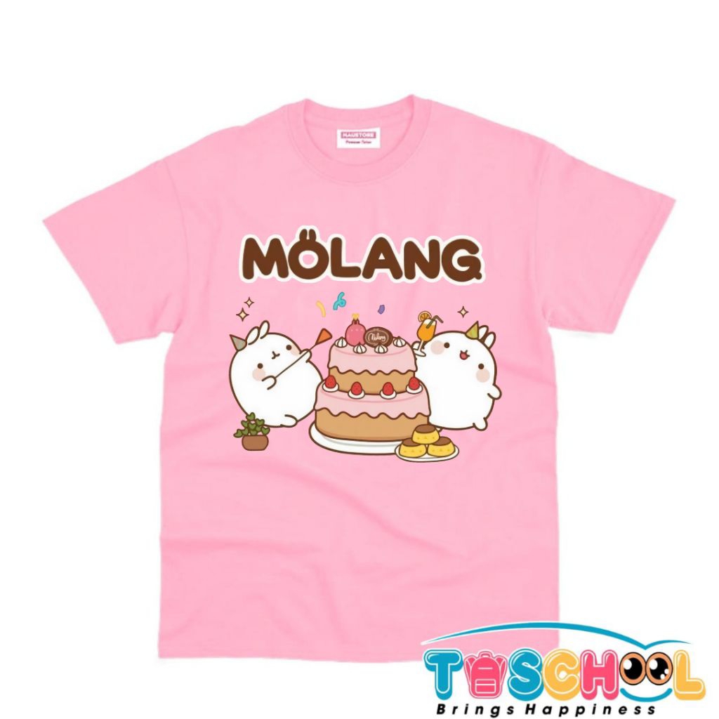 BAJU ANAK KAOS ANAK MOLANG BIRTHDAY