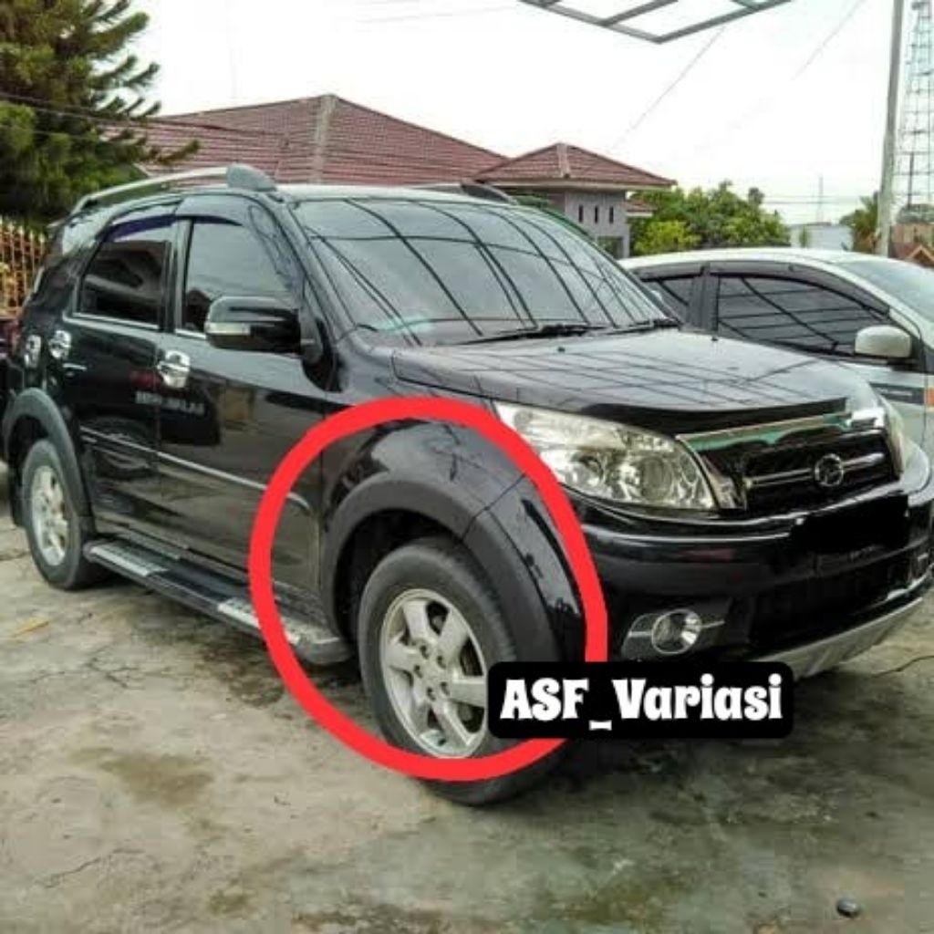 OVER FENDER OVERFENDER TERIOS RUSH KONDE LAMA SATU LINGKARAN MODEL ORI