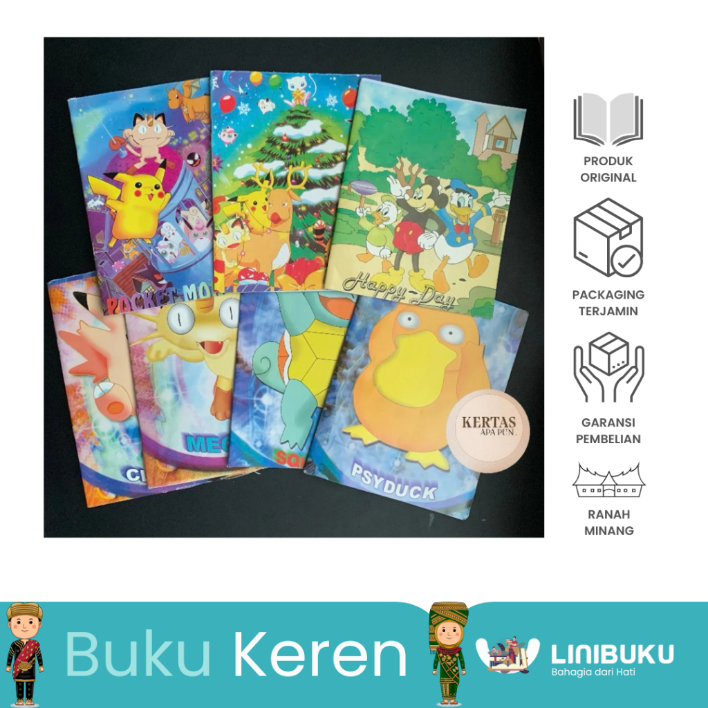 

Buku Tulis Sekolah Tipis 18 Lembar - ATK