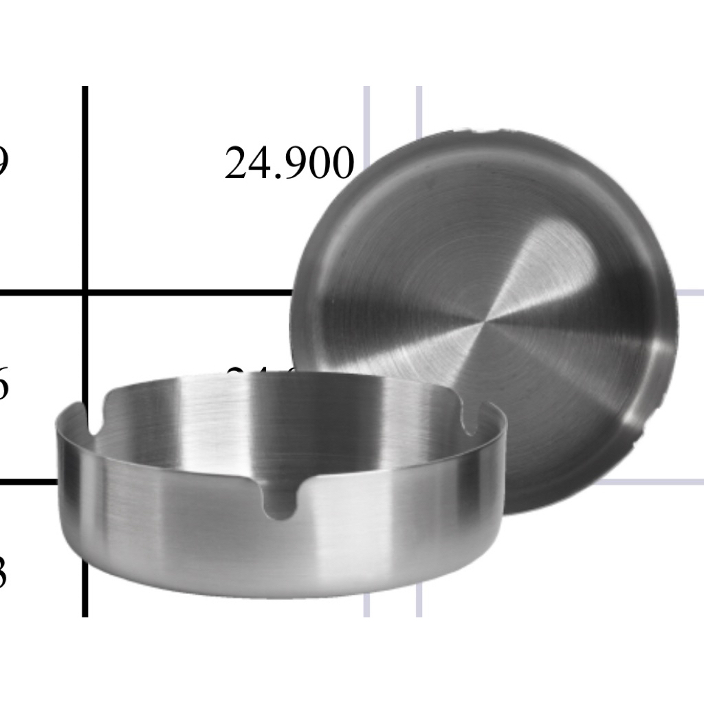 Ashtray/Asbak/Stainless Steel