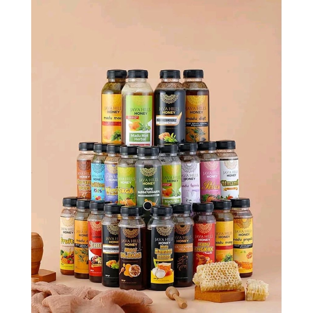 

MADU MURNI ASLI 100% JAVAHILLS HONEY 160gram - 1,3kg