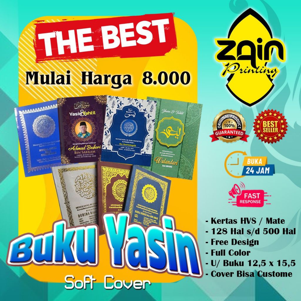 Buku Yasin soft cover murah jakarta timur