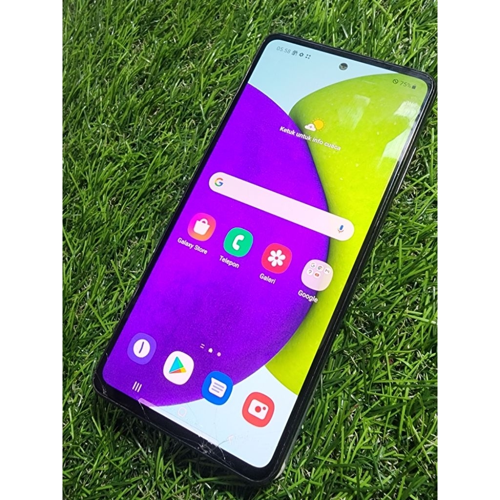 Lcd Samsung A52 A52s Copotan  minus