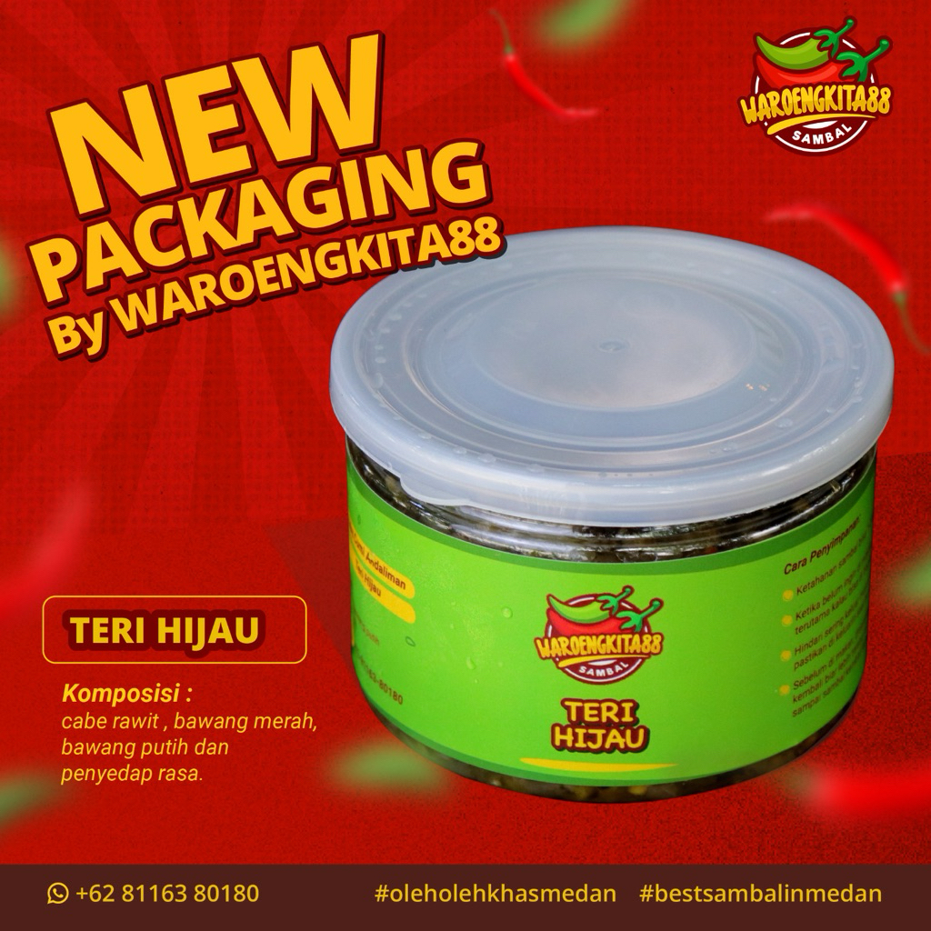 

Sambal teri hijau