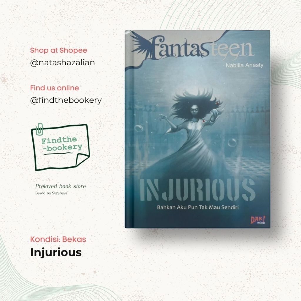 Novel horor remaja - Injurious (Preloved)