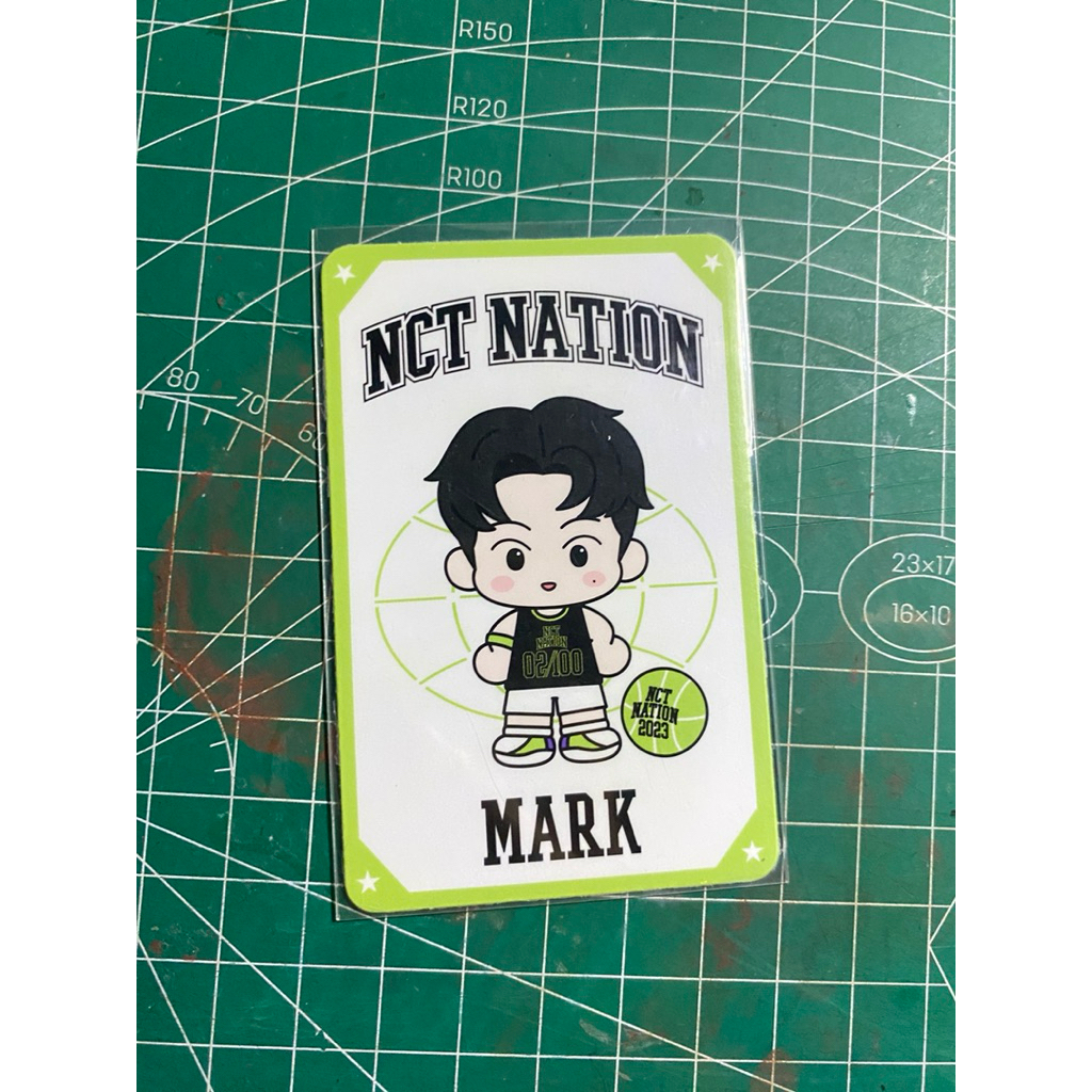photocard karakter mark nct nation 2023 official good condi