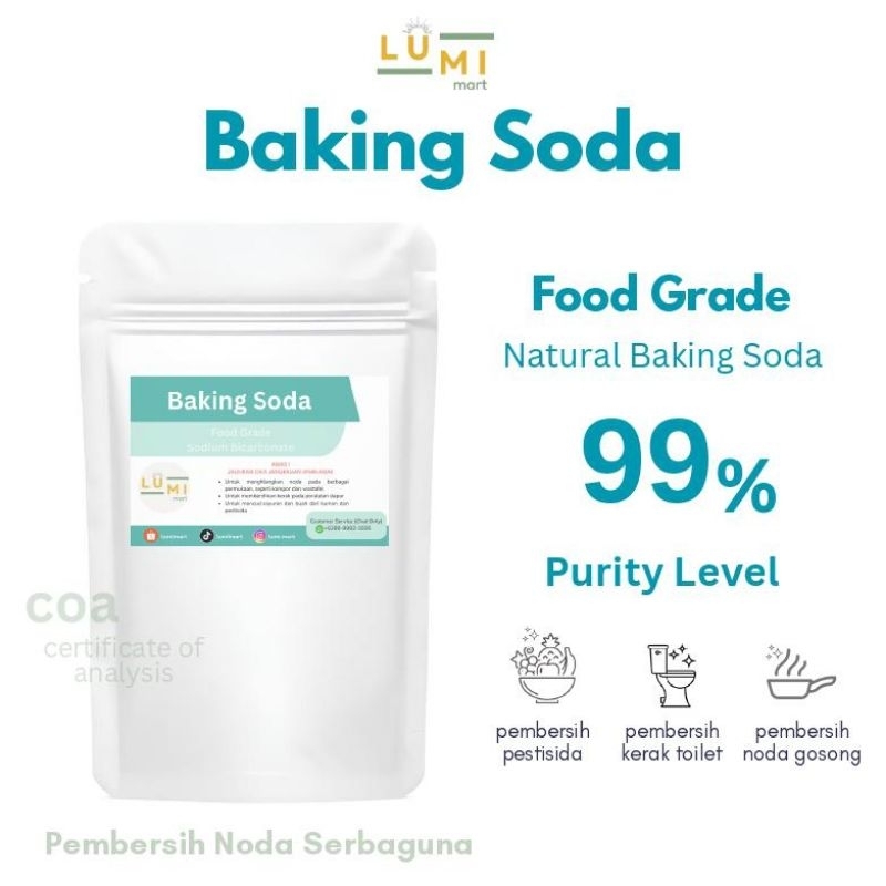 

Baking Soda - Sodium Bicarbonate Food Grade / Soda Kue By Lumi Mart