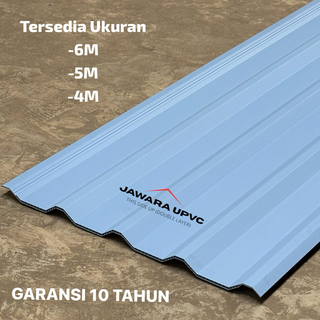 Jawara UPVC Double Layer Biru Panjang 6 Meter Lebar 93 CM / Alderon Double Layer