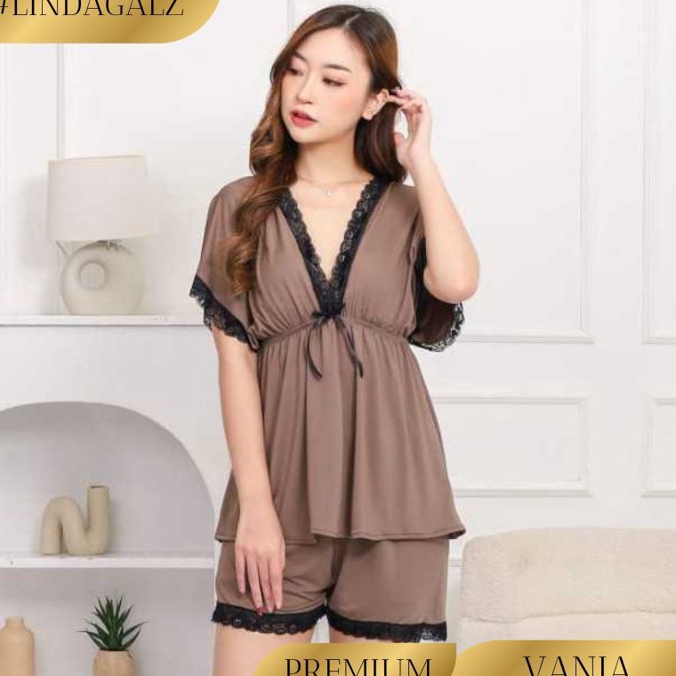 KODE C56B LindaGalz VANIA Pakaian Tidur Wanita Dewasa  Setelan lingerie Big size Jumbo Baju Tidur Ca