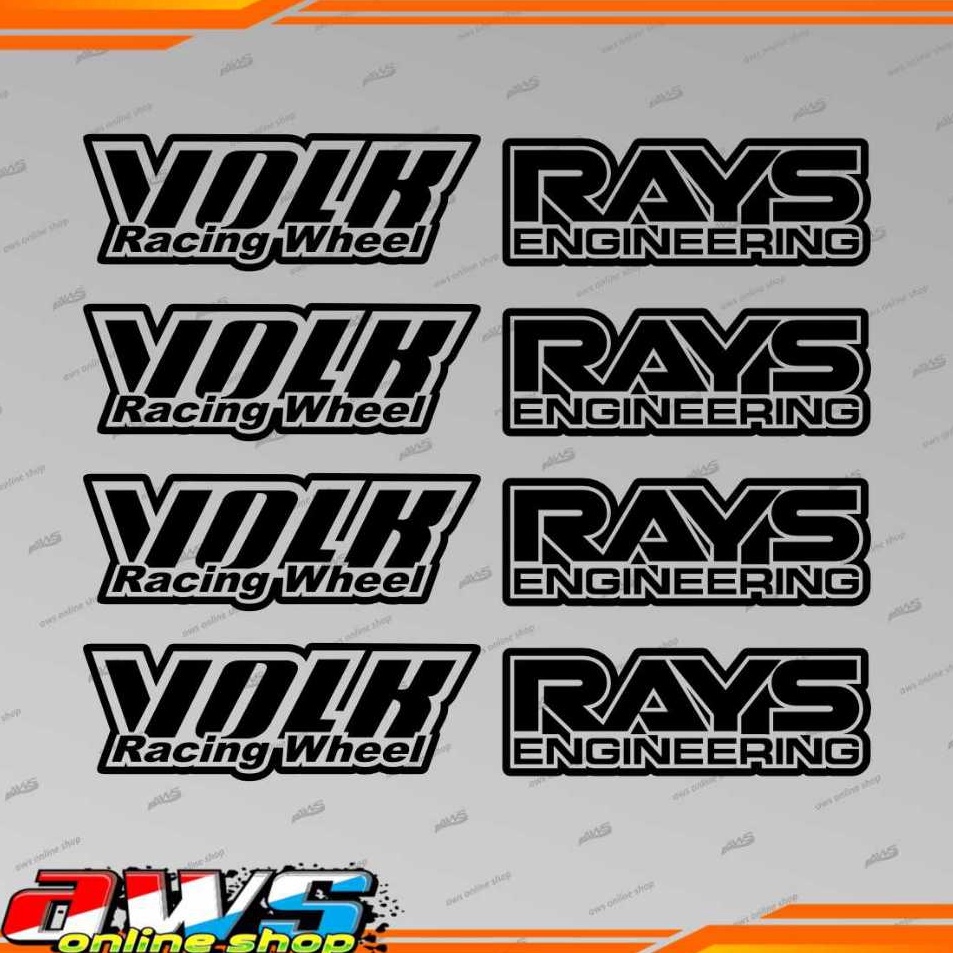 Sticker Velg Volk Rays