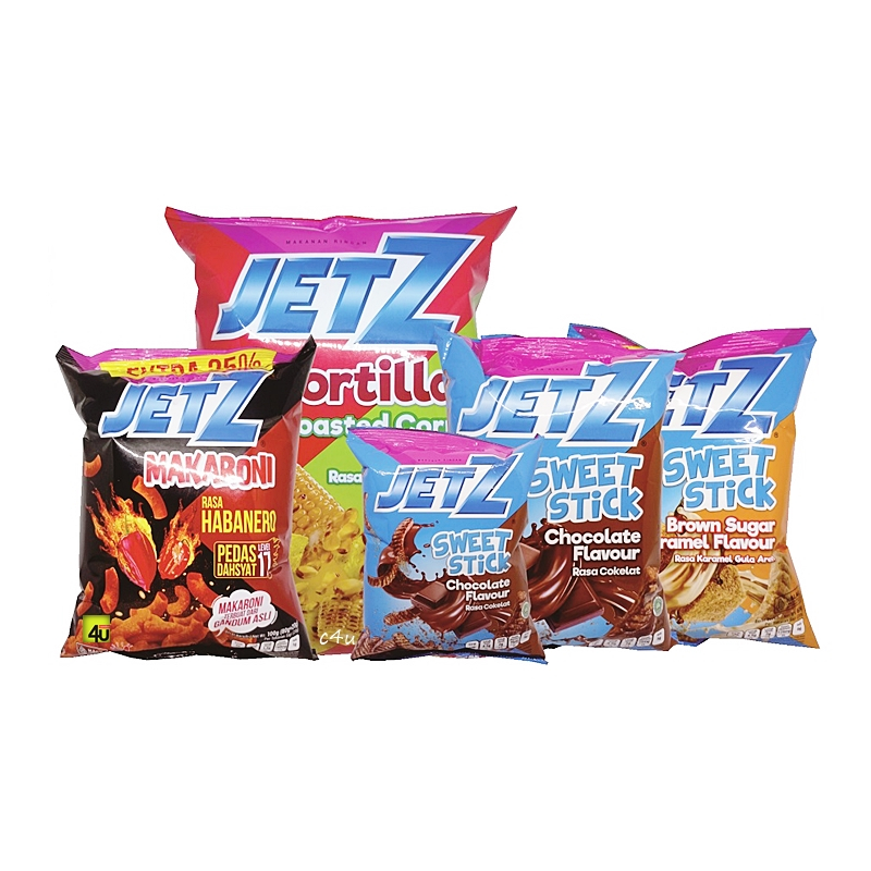 

JETZ - Cemilan Sweet Stick / Tortilla / Makaroni Pedas