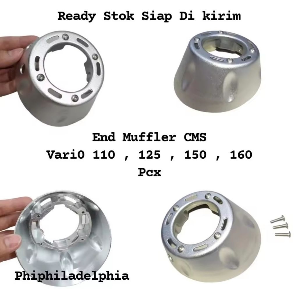 COD End mufler corong knalpot standar vario 110 karbu vario 125 old vario 150 pcx knalpot tjusukigi 