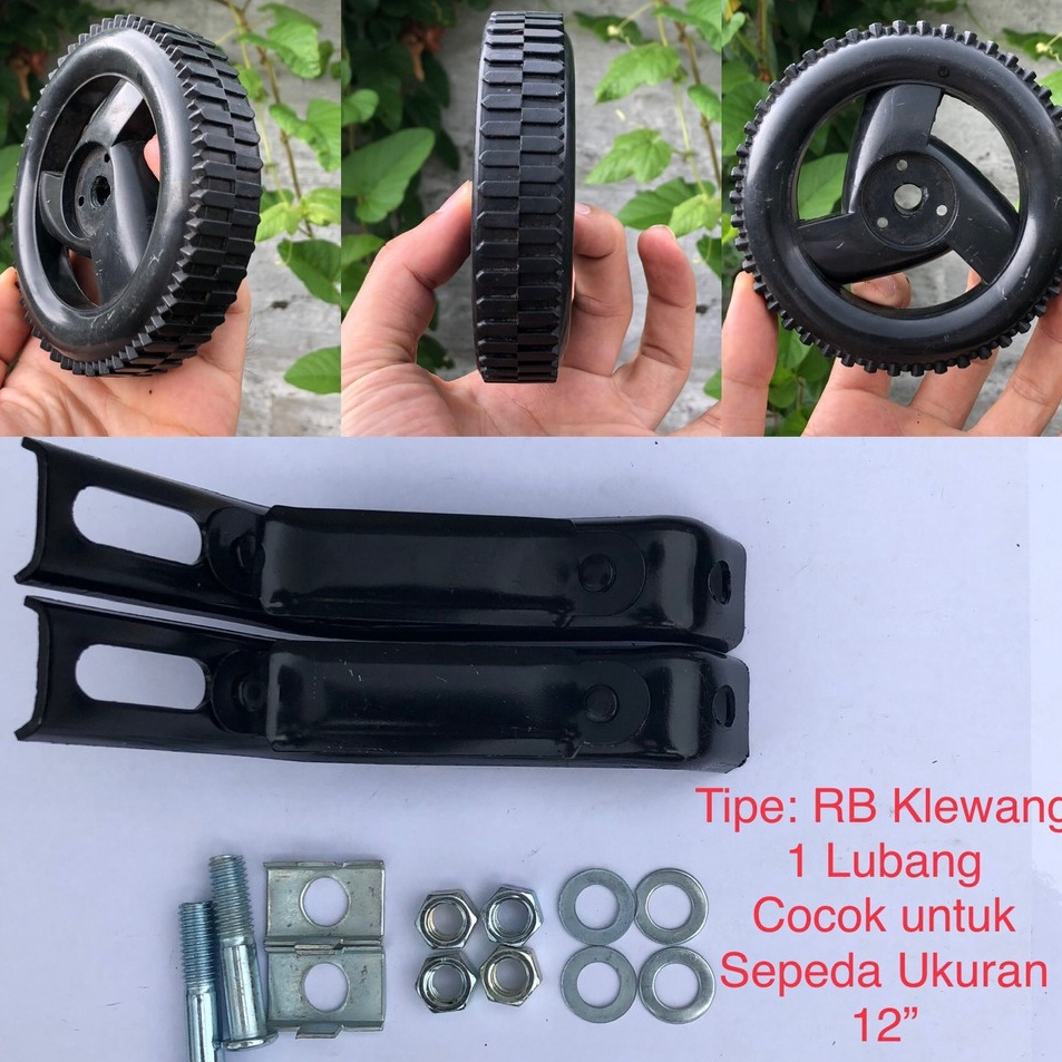Special RODA BANTU KLEWANG Training Wheels Sepeda Komplit Siap Pakai