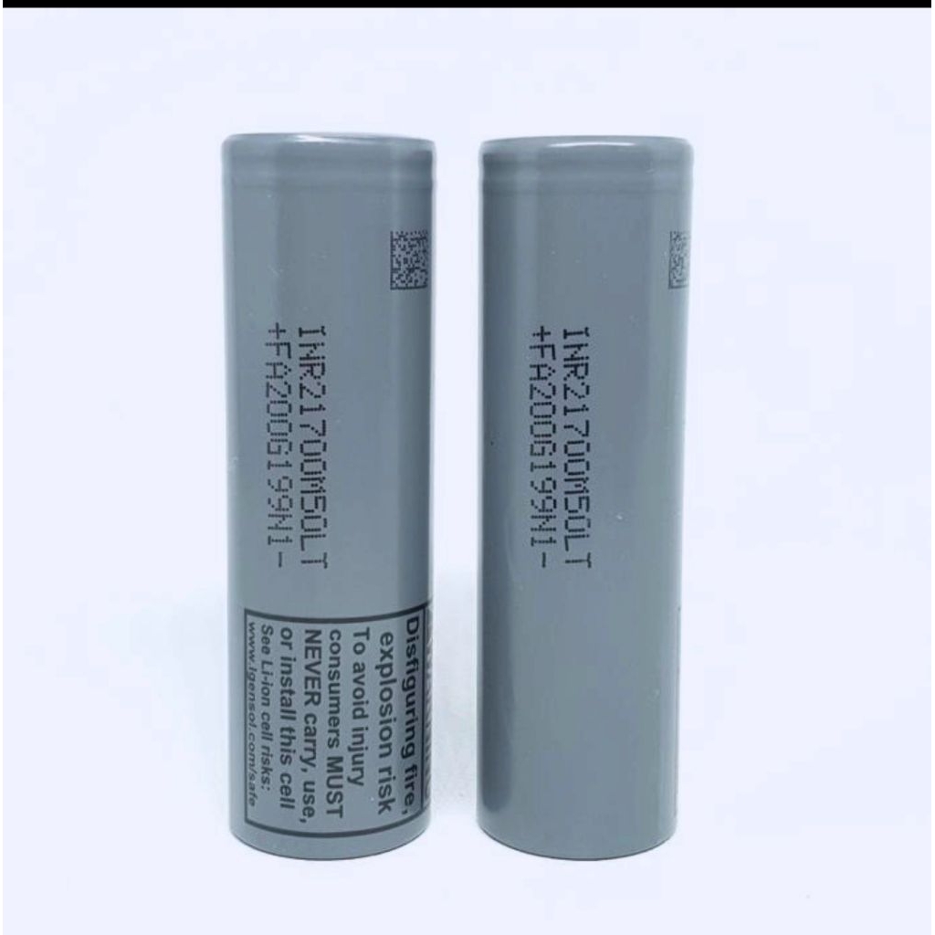 Baterai LG Chem 21700 M50LT 5000mAh 21700 Li-Ion 3.7Volt Flat Top