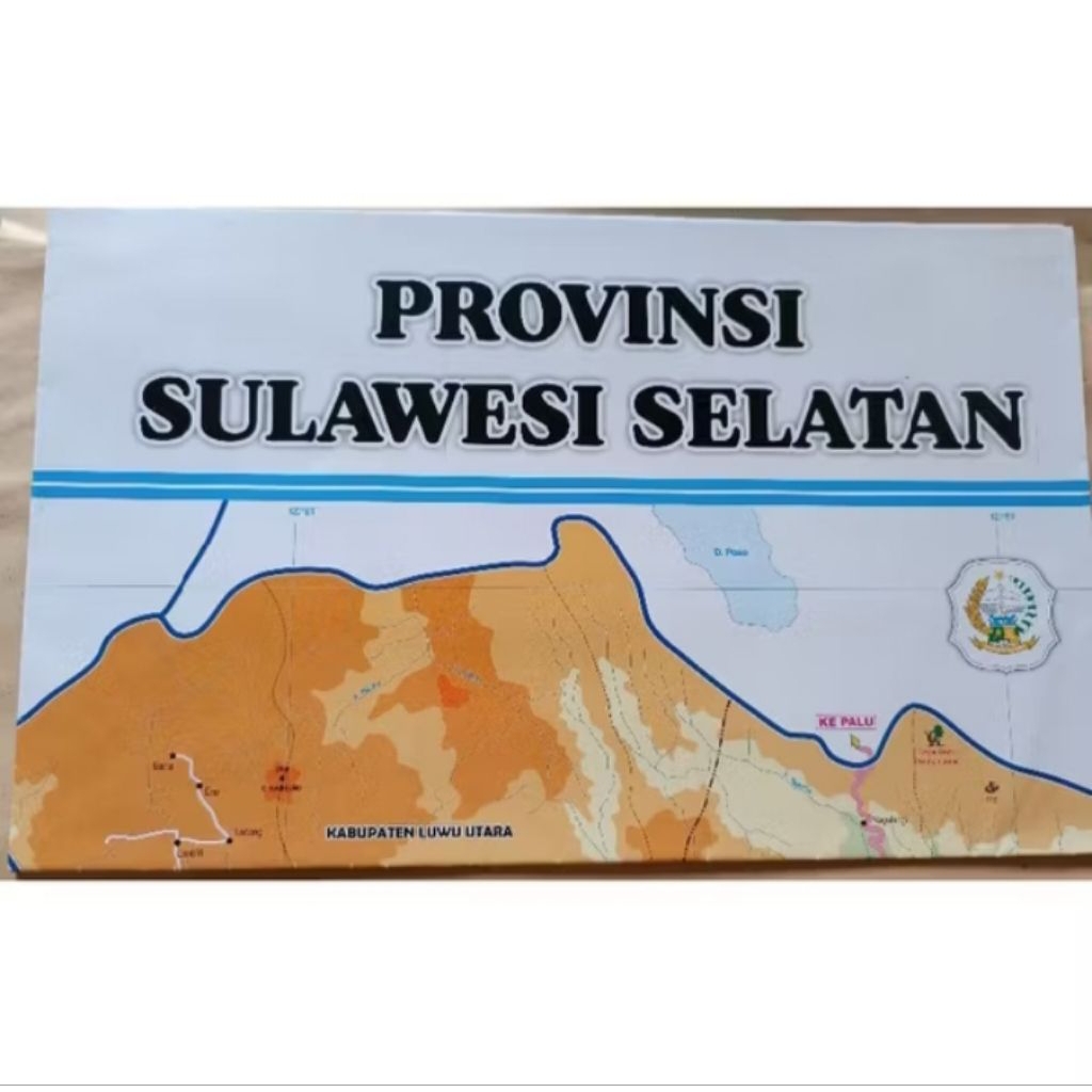

Peta Provinsi Sulawesi Selatan - Lipat Besar