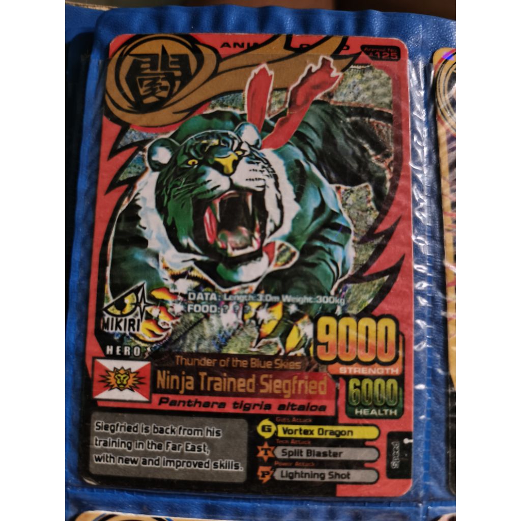 kartu animal Kaiser ninja trained Siegfried