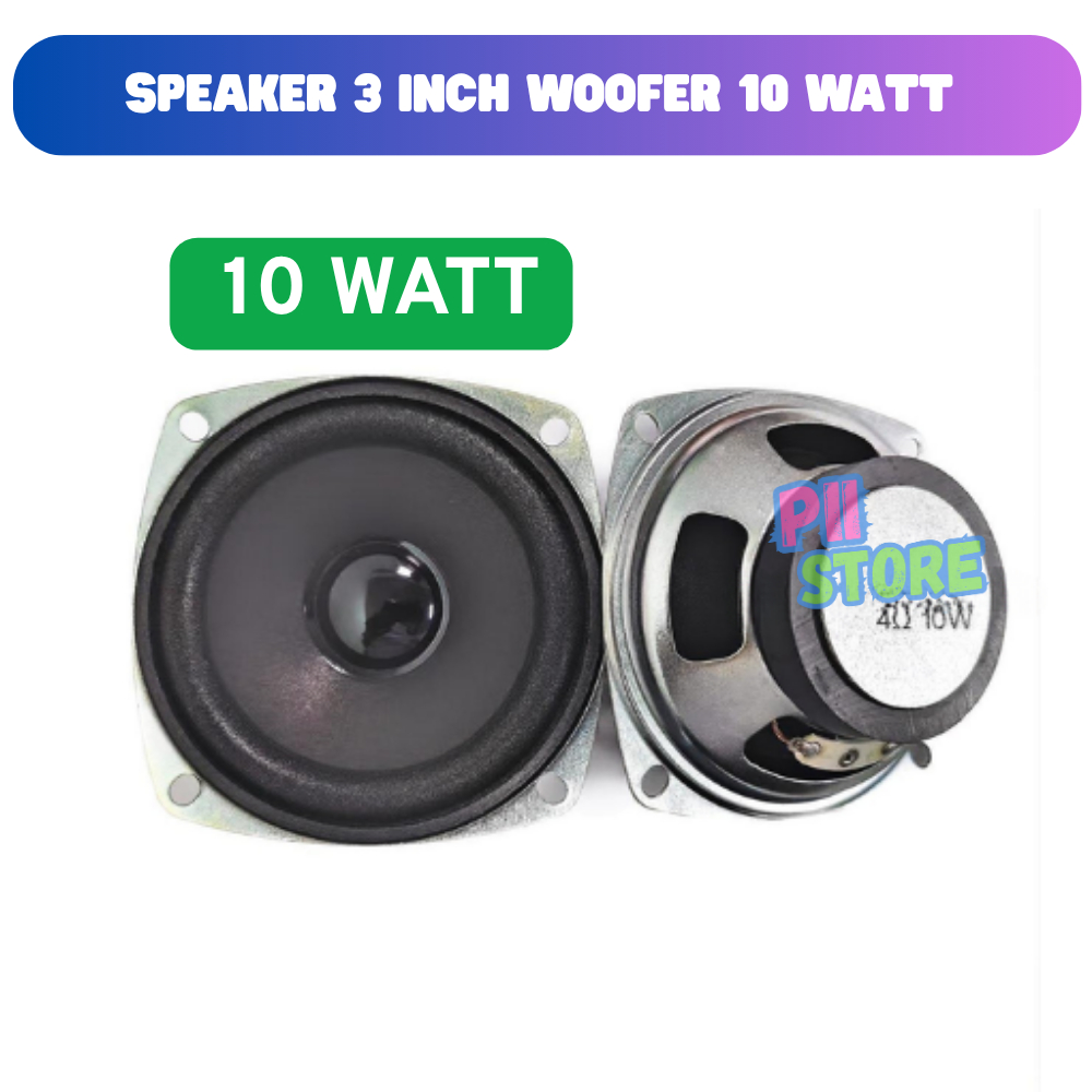 Speaker 3 inch 10 Watt Woofer 4 Ohm Magnet Besar