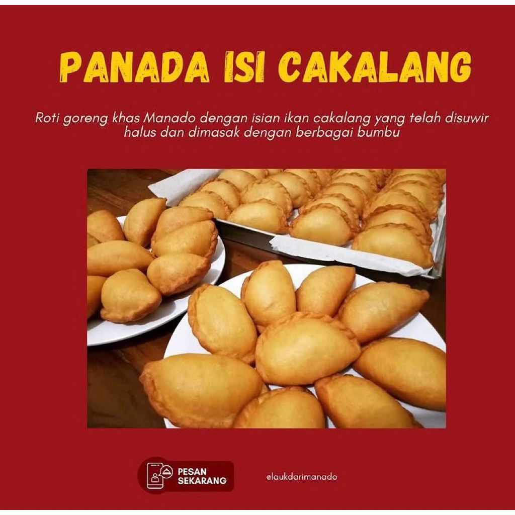 

PANADA isi Cakalang (16 pcs)