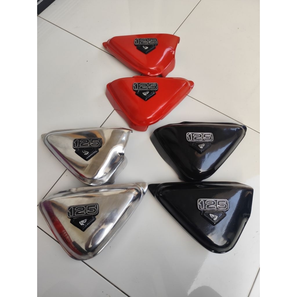 box aki cb 125 box aki cb 125 cover tutup aki cb 125 tempong cb 125 warna hitam poles merah